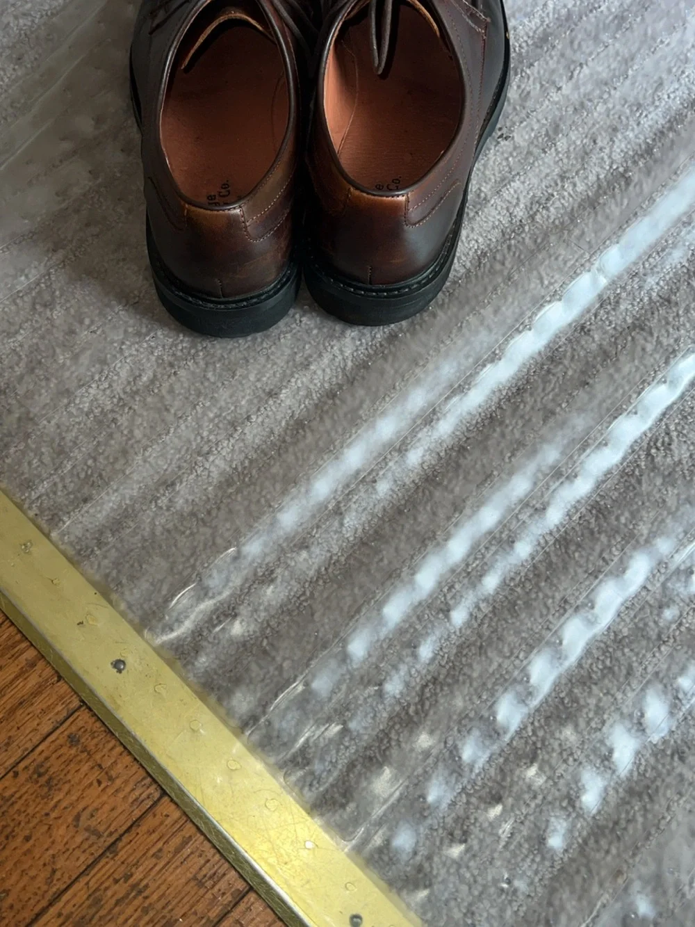 Vintage Foundry Co. Men's Dark Brown Leather Derby Shoes